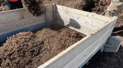 Mise à disposition de broyat de déchets verts