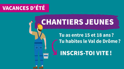 3 chantiers jeunes pour les vacances d'été