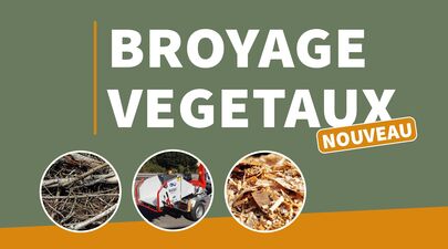 Broyage de végétaux : un nouveau service de proximité ! 
