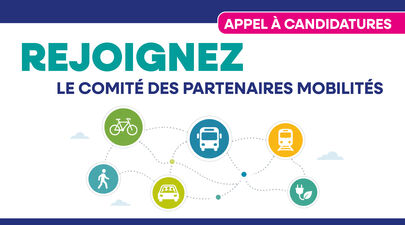 Devenez membre du Comité des partenaires mobilités ! 